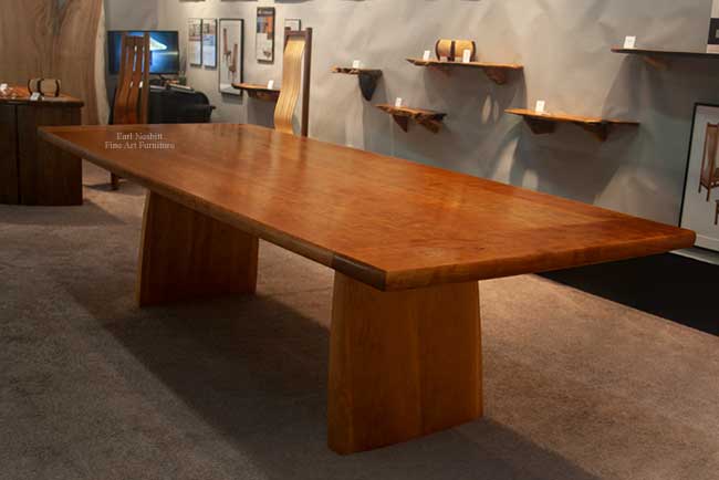 solid cherry wood table